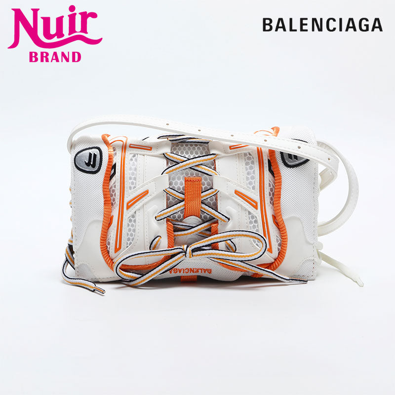 BALENCIAGA Sneaker Head Leather Shoulder Bag white WS14875 – NUIR