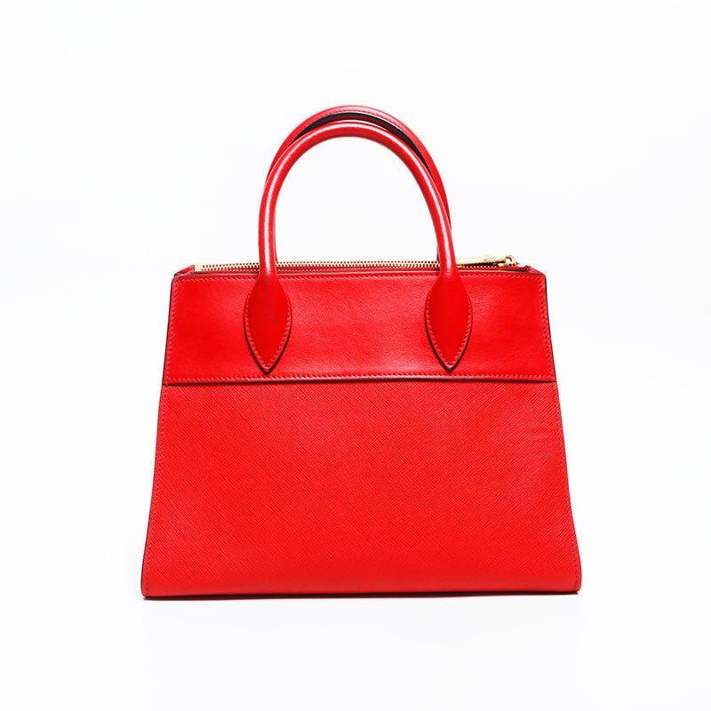 プラダ PRADA レザー 2way パラディグム ショルダーバッグ レッド