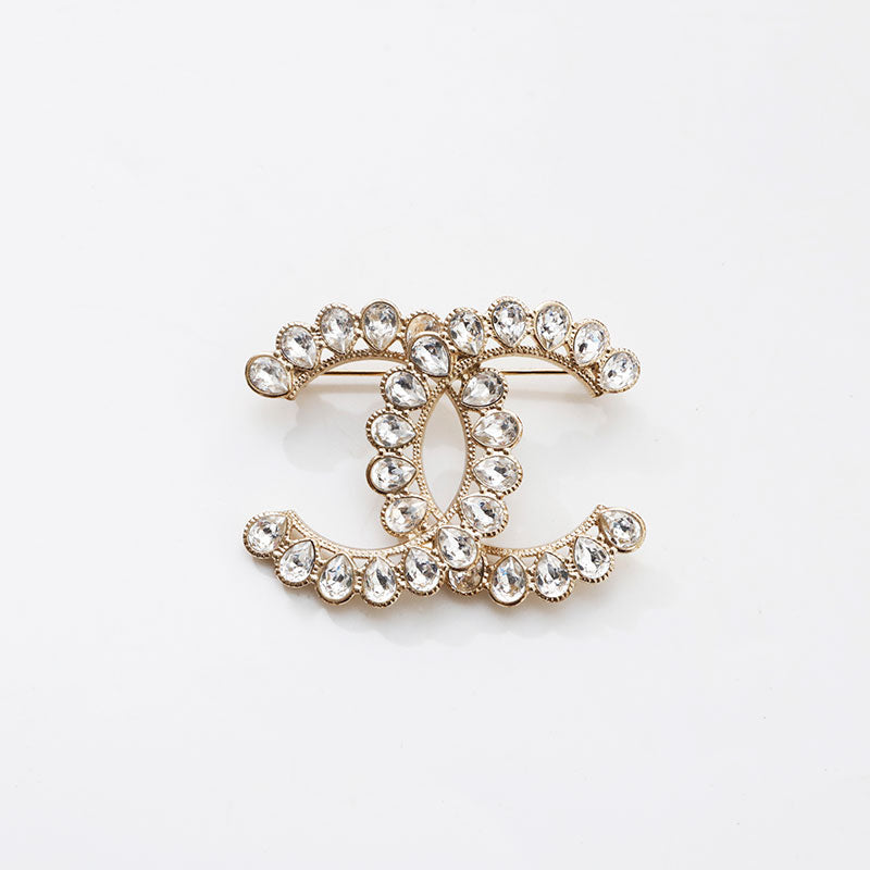 CHANEL バッチ CHANEL 2020 COCO Mark Rhinestone Brooch gold WS14945 – NUIR