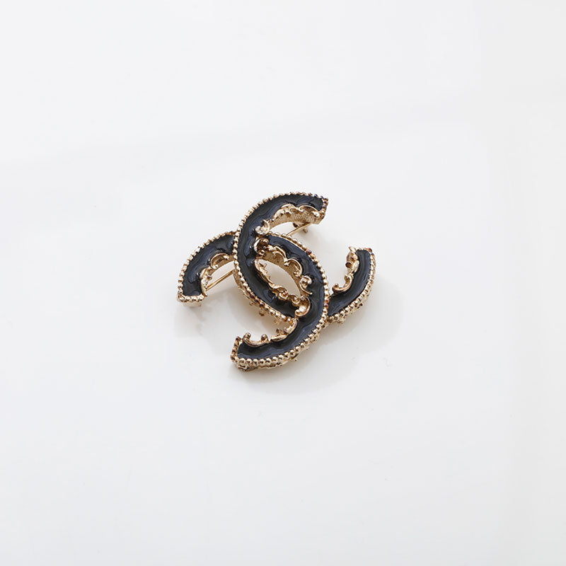 美品 CHANEL シャネル ココマークミニブローチ 15g ゴールド ブローチ CHANEL シャネル ブローチ ピンブローチ ココマーク/ライン