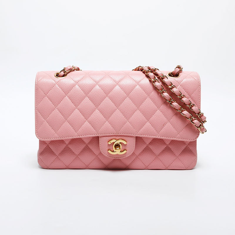 シャネル CHANEL 9番台 2004-2005 キャビアスキン ダブルフラップ