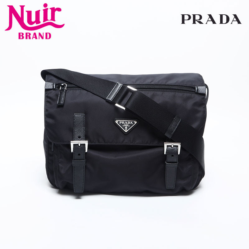 プラダ　ショルダーバッグ プラダ PRADA ナイロン ショルダーバッグ ブラック WS14988