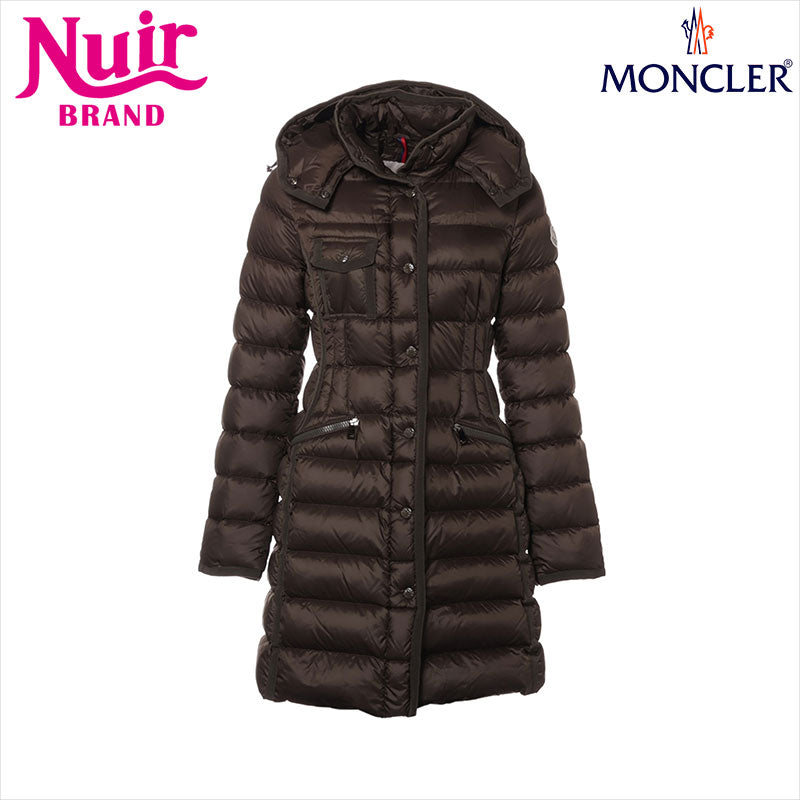 Moncler MONCLER HERMINE Removable Hood Nylon Size 00 Coat Khaki