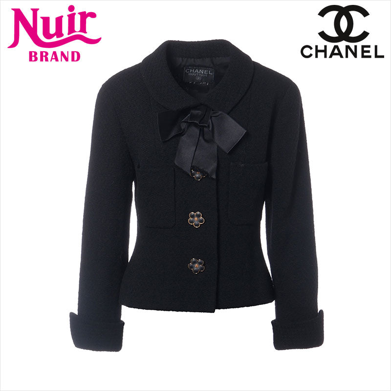 シャネル CHANEL ココボタン ジャケット ブラック WS15079 – NUIR VINTAGE