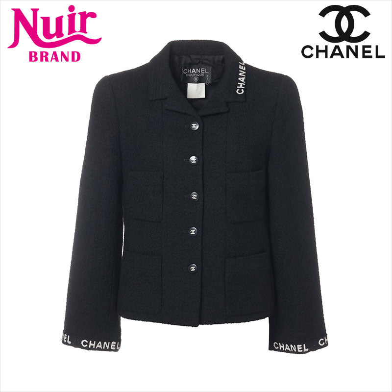 Chanel Coco Button 95A Wool x Nylon P05747V04386 Jacket Chanel Coco Button 95A Wool x Nylon P05747V04386 Jacket