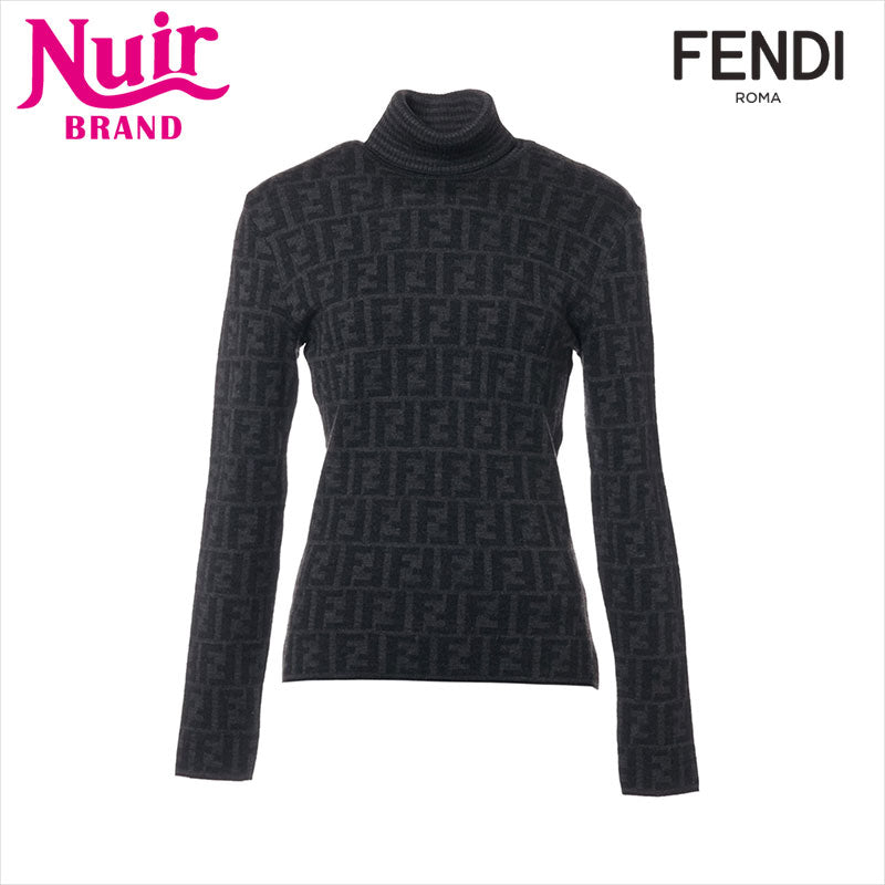 フェンディ FENDI ニット Size:38 ズッカ ウール グレー FENDI Size:38 Zucca Wool knit gray WS15159 – NUIR VINTAGE