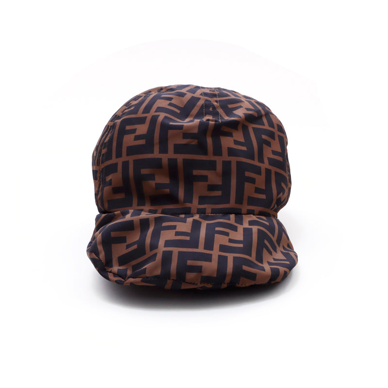 FENDI ブラウン フライトキャップ TU FENDI Zucca Cap Brown WS1517 – NUIR VINTAGE