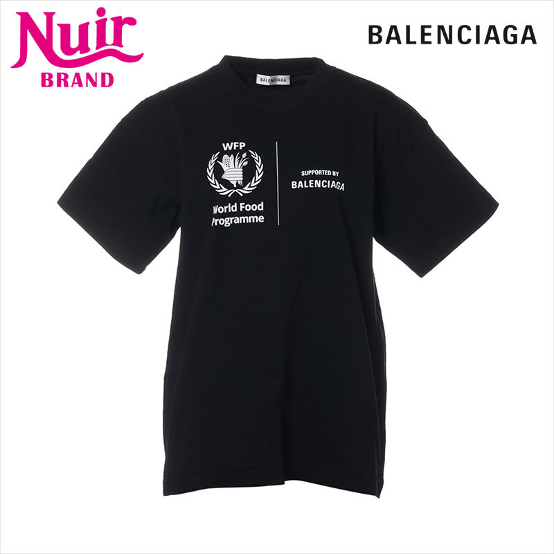 バレンシアガ BALENCIAGA ×WFP Size:XS 612965 半袖Tシャツ ブラック