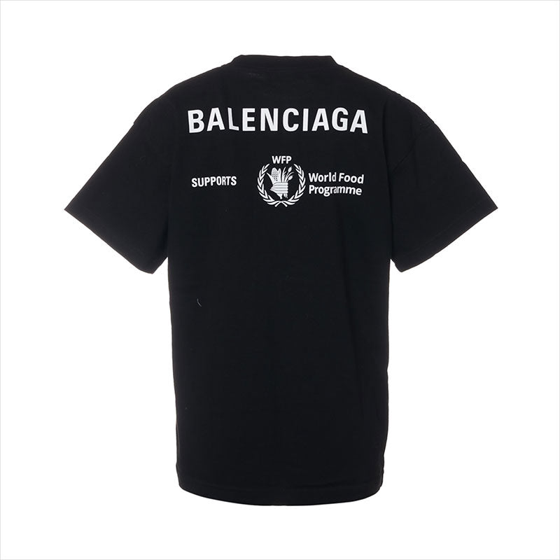 バレンシアガ BALENCIAGA ×WFP Size:XS 612965 半袖Tシャツ ブラック