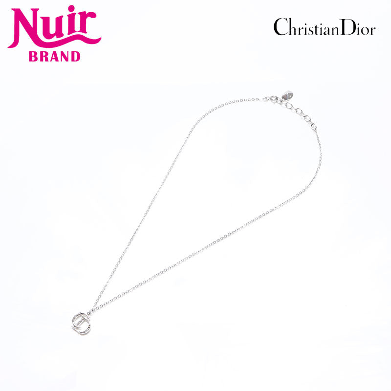 美品 クリスチャンディオール Christian Dior CDロゴ ネックレス