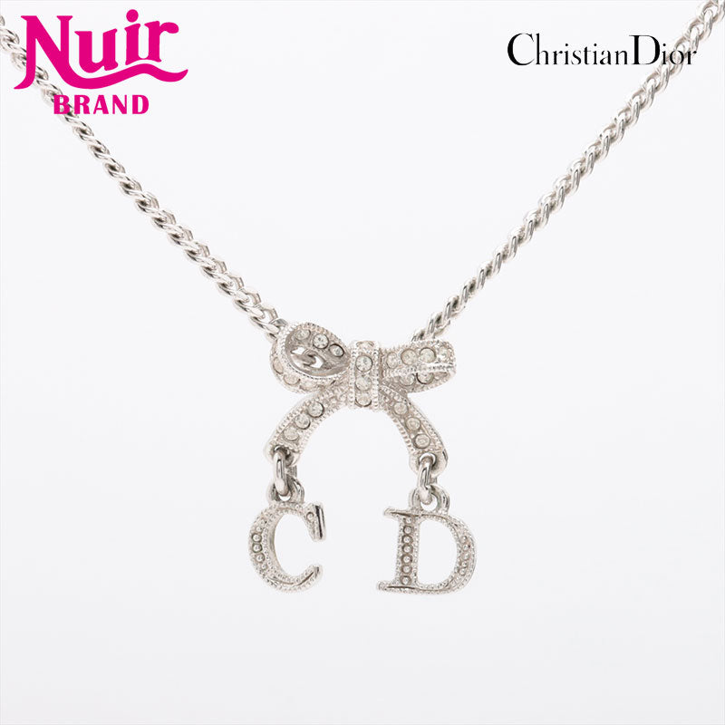クリスチャンディオール Christian Dior リボン ネックレス