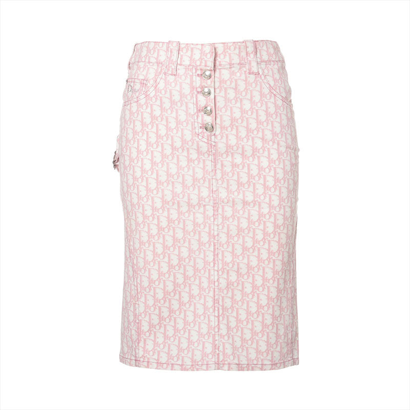 クリスチャンディオール　スカート　トロッター　ピンク 極美品 クリスチャンディオール Christian Dior Size:34 トロッター