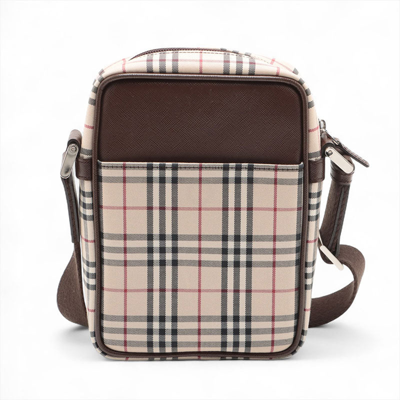 バーバリー BURBERRY ノバチェック キャンバス ショルダーバッグ