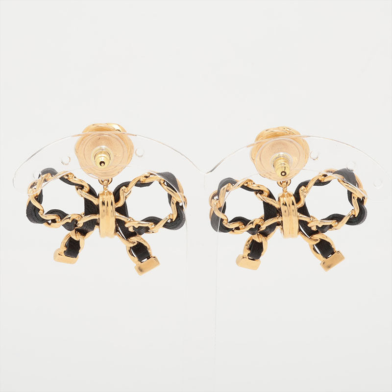 シャネル CHANEL リボン I22A 2022 ピアス ゴールド WS15752 – NUIR