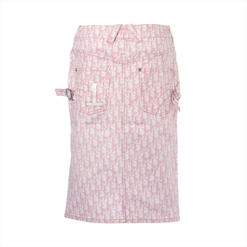 Christian Dior スカート トロッター ロゴ 2004 size36 Christian Dior Trotter Logo 2004 Size:36 skirt pink WS15896 – NUIR