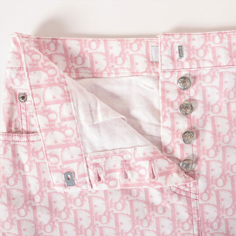 Christian Dior スカート トロッター ロゴ 2004 size36 Christian Dior Trotter Logo 2004 Size:36 skirt pink WS15896 – NUIR