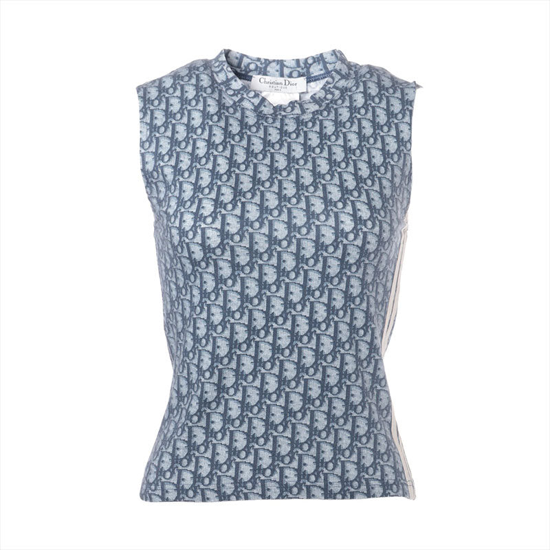 Christian Dior Trotter Cotton Size:36 Tank top Navy WS15897 – NUIR