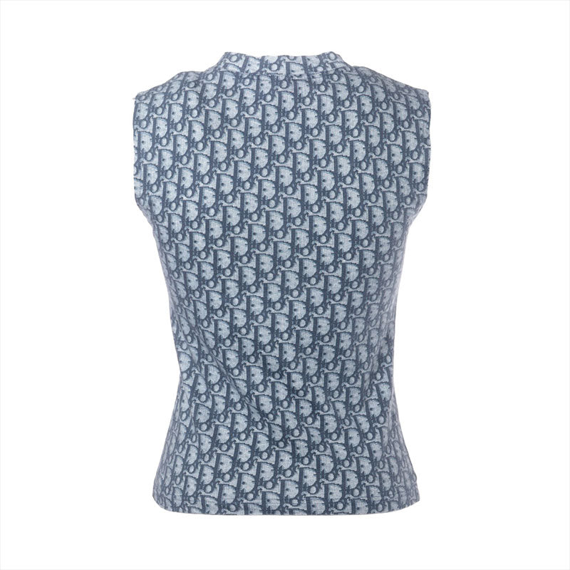 Christian Dior Trotter Cotton Size:36 Tank top Navy WS15897 – NUIR