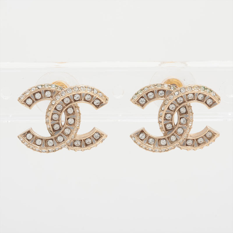 シャネル CHANEL F21V 2021 ココマーク ラインストーン ピアス