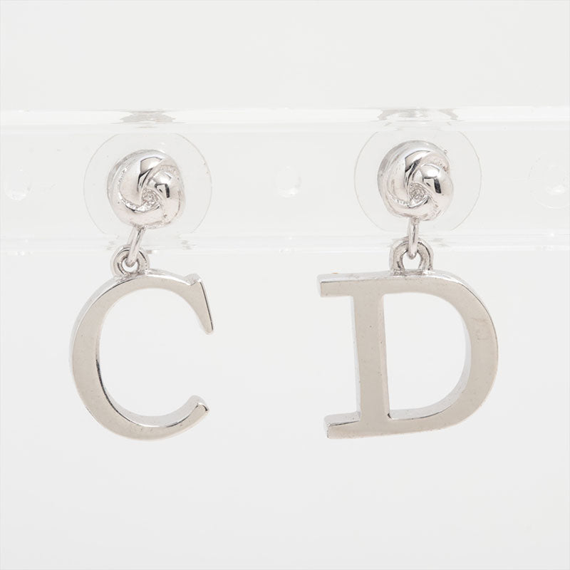 クリスチャンディオール Christian Dior CDロゴ ピアス シルバー