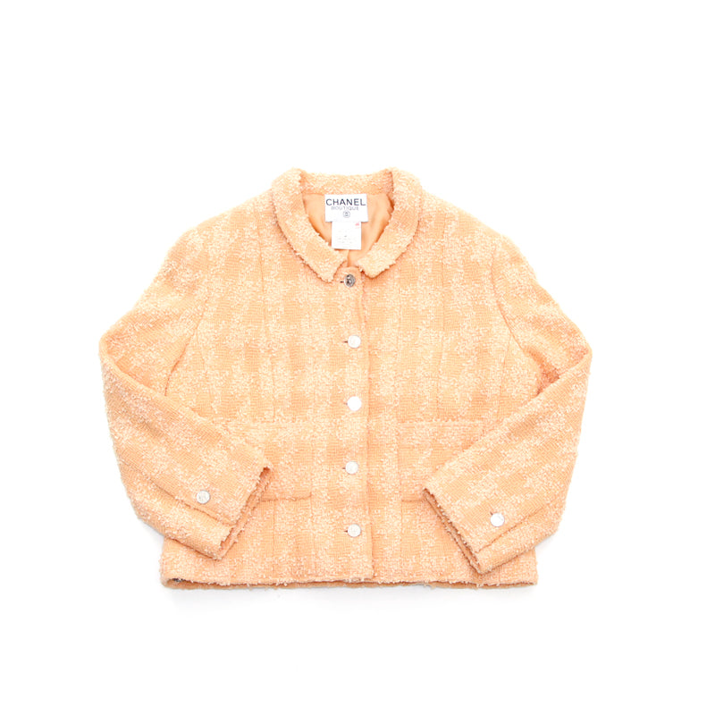シャネル CHANEL ツイード ジャケット オレンジ WS1600 – NUIR VINTAGE
