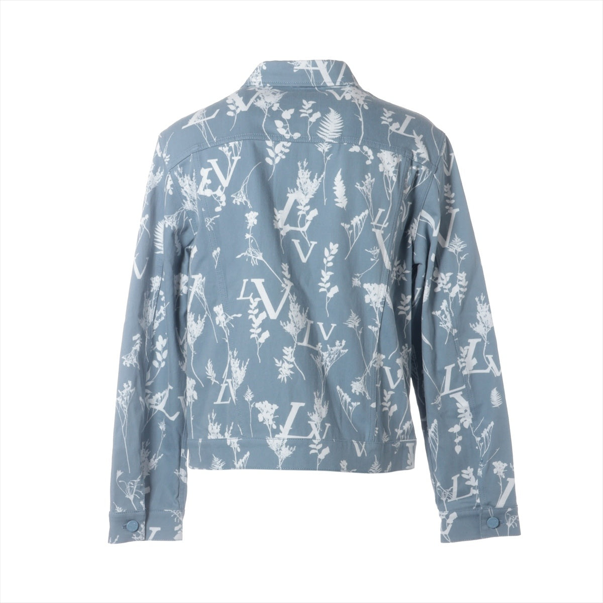 LOUIS VUITTON 22AW LV Leaf Cotton 50 Denim Jacket blue WS16175
