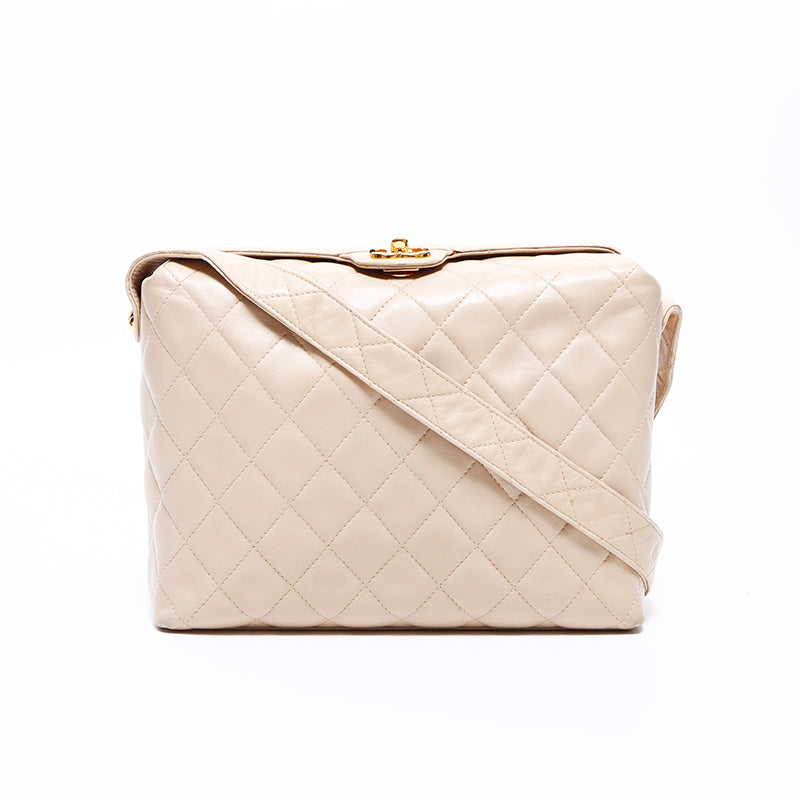 シャネル CHANEL マトラッセ 1986-1988年 ショルダーバッグ ラムスキン