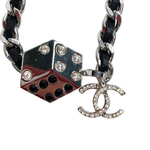 シャネル CHANEL ココマーク サイコロ レザーチェーン