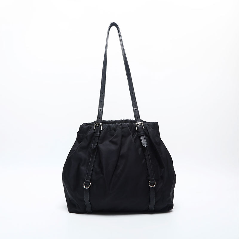 【美品】PRADA ブラック ショルダーバッグ プラダ PRADA ナイロン ショルダーバッグ ブラック WS20036