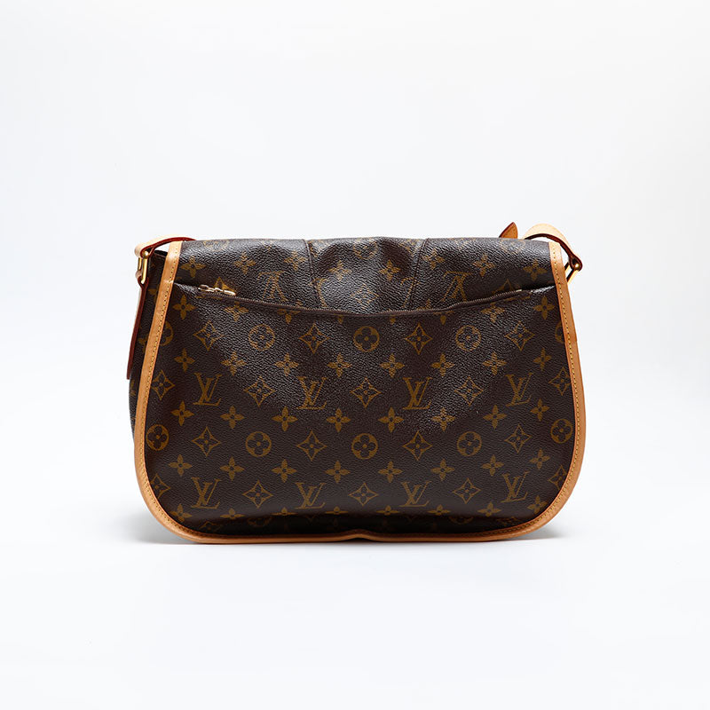 LOUIS VUITTON 2011 Monogram Menilmontant MM Shoulder Bag Brown