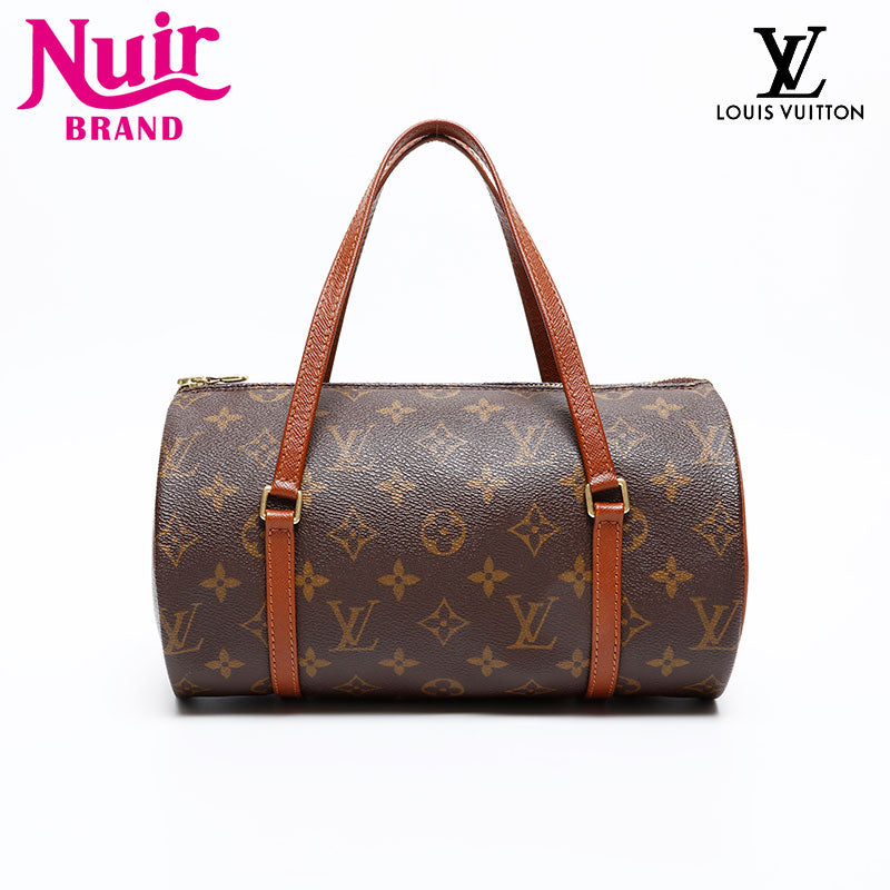 LOUIS VUITTON 2001 Monogram Papillon 26 Handbag Brown WS20376