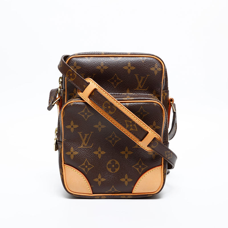 LOUIS VUITTON 2006 Monogram Amazon Shoulder Bag Brown WS20396