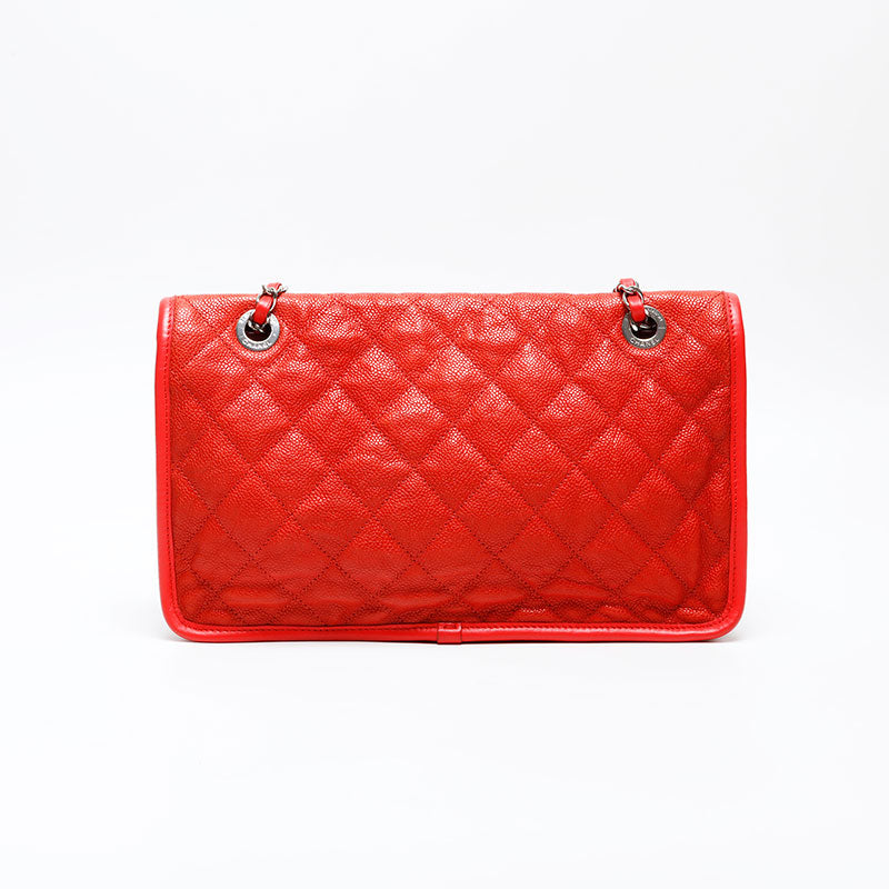 CHANEL 楽1番 CHANEL 15th Series 2011 French Riviera Caviar Skin Chain Shoulder
