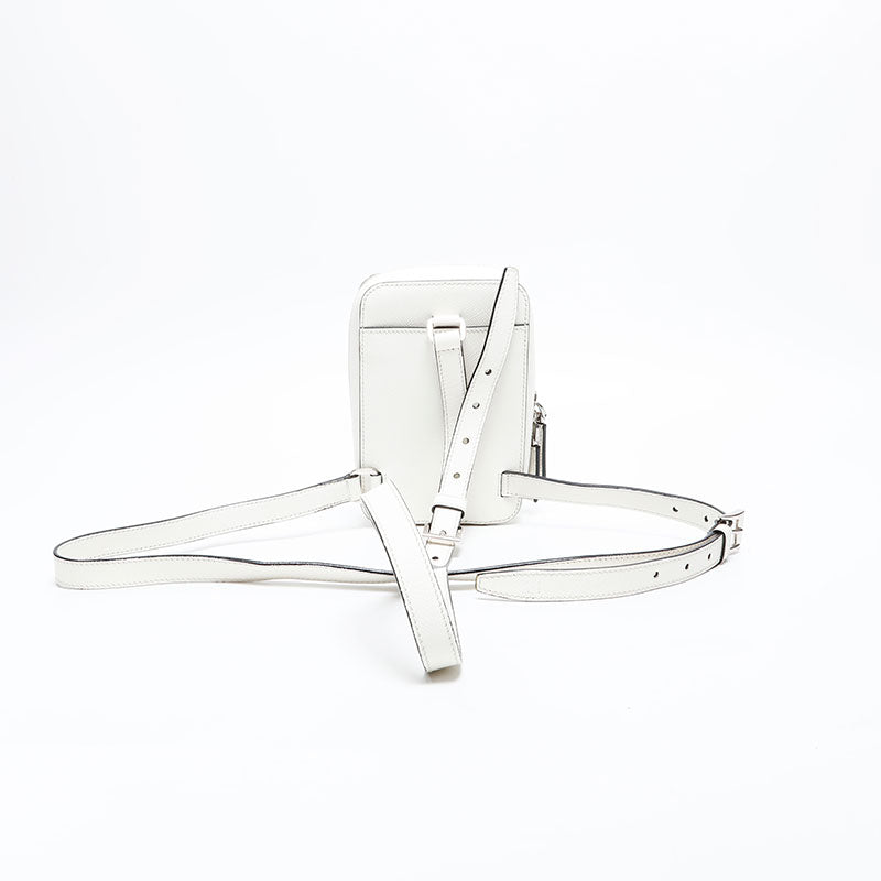 プラダ PRADA サフィアーノ ショルダーバッグ ホワイト WS20565 – NUIR