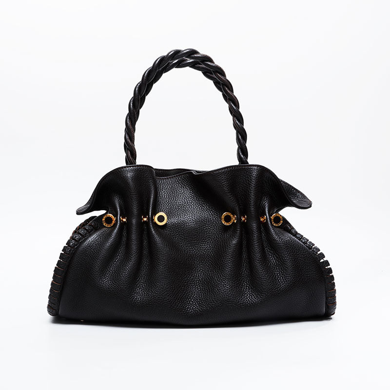 BVLGARI Leather Twist B.zero1 Handbag black WS20904 – NUIR VINTAGE