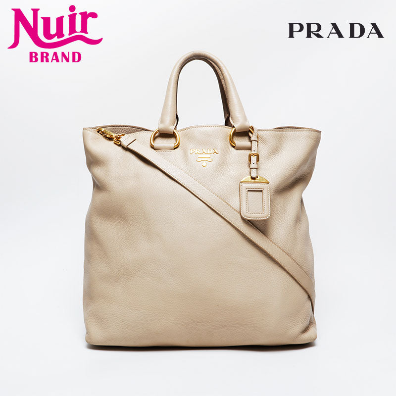 PRADA ベージュ レザー トートバッグ WS21146-1.jpg?v=1753952962