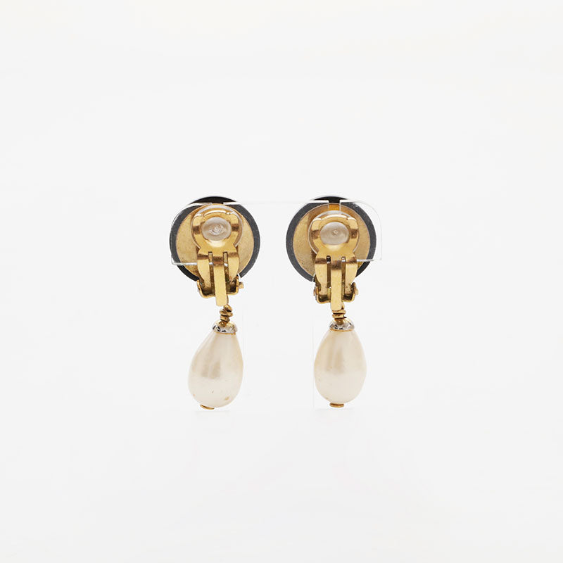 極美品 シャネル CHANEL 94P 1994年 ココマーク パール ドロップ