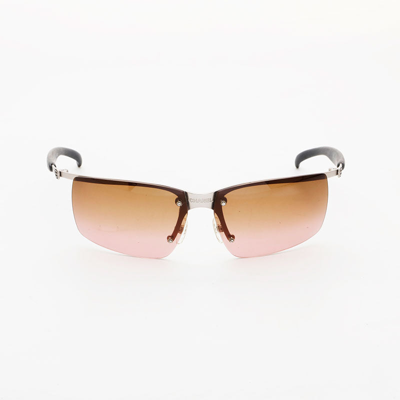 CHANEL COCO Mark sunglasses black WS21566 – NUIR VINTAGE