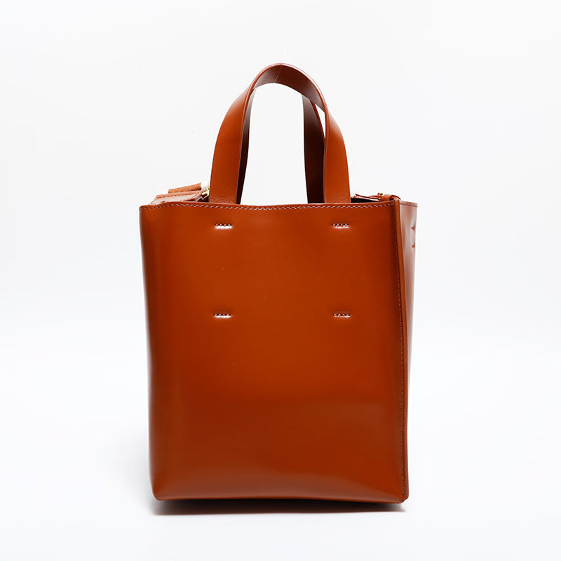 MARNI Museo Mini Leather Museo Nano 2way Shoulder Bag Brown
