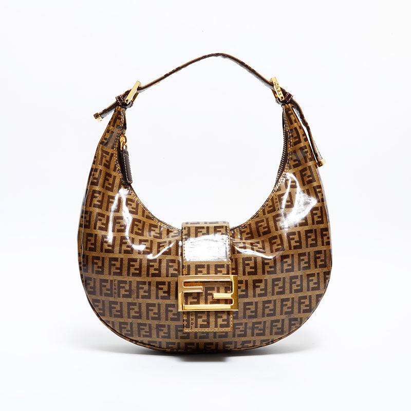 美品　FENDI フェンディ ズッキーノ ワンショルダーバッグ　ハーフムーン WS21688-2_63f2c0d1-b81d-4c5c-