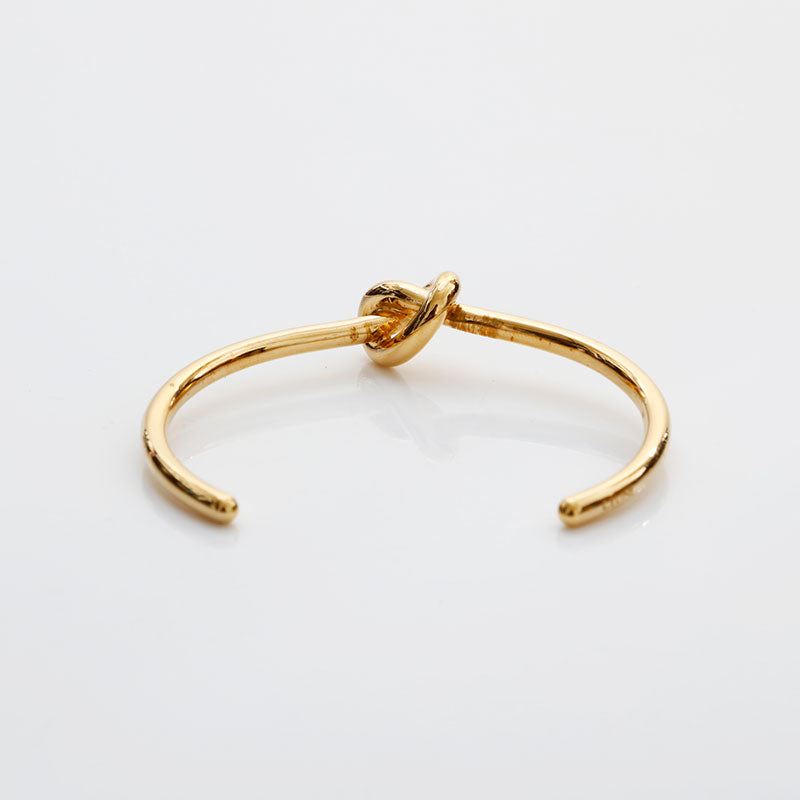 CELINE Knot Extra Thin bracelet gold WS22199 – NUIR VINTAGE