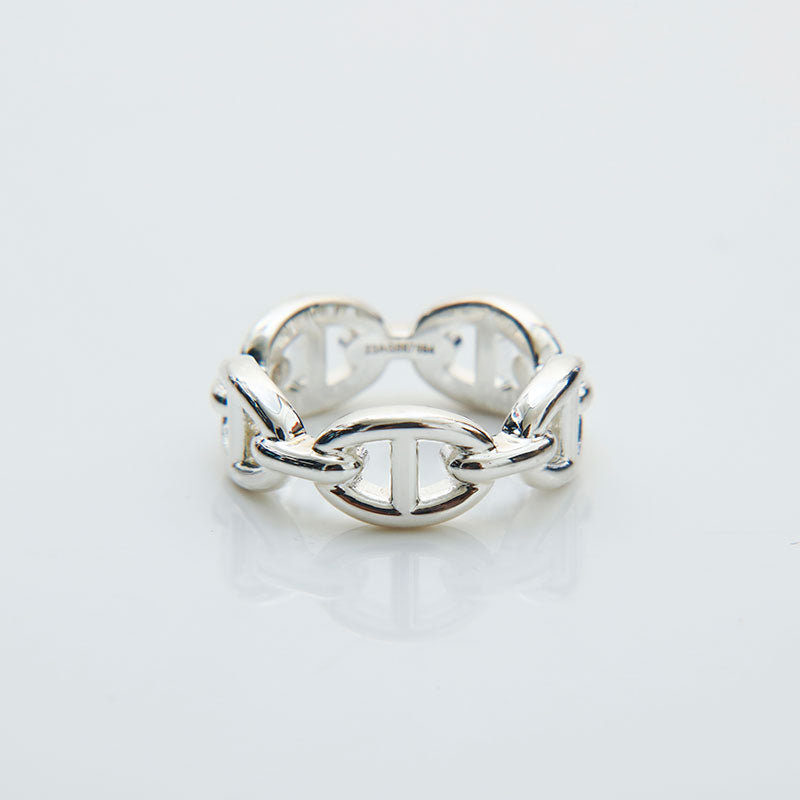 HERMES 925 Chaine d'Ancre Shine 52 2023 Ring Silver WS22204 – NUIR