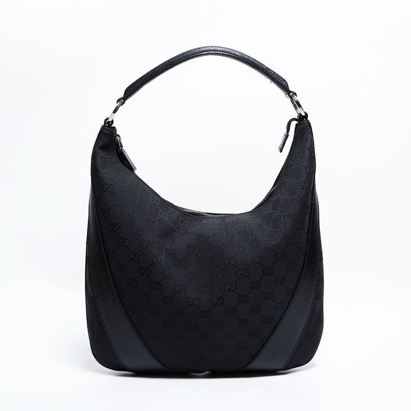極美品 グッチ GUCCI GG キャンバス ホーボー ショルダーバッグ