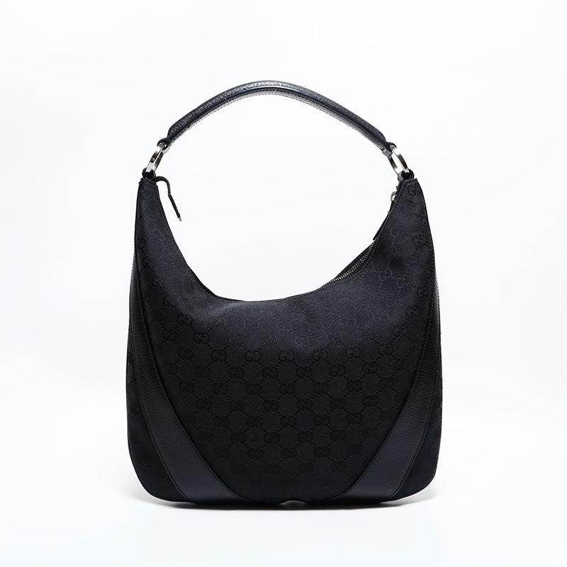 極美品 グッチ GUCCI GG キャンバス ホーボー ショルダーバッグ