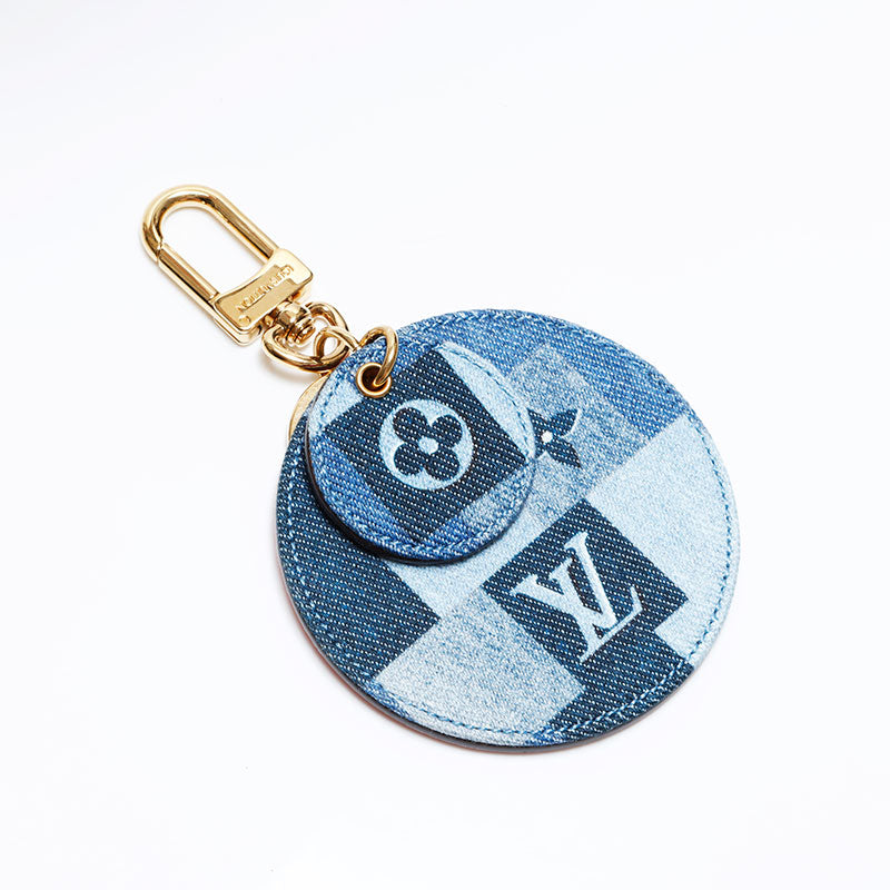 ルイ・ヴィトン LOUIS VUITTON モノグラム デニム ポルトクレ