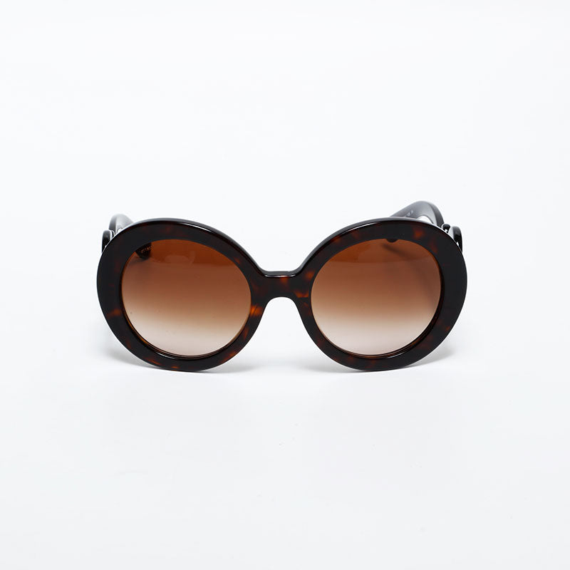 プラダ PRADA ラウンド バロックシリーズ サングラス ブラウン WS22324