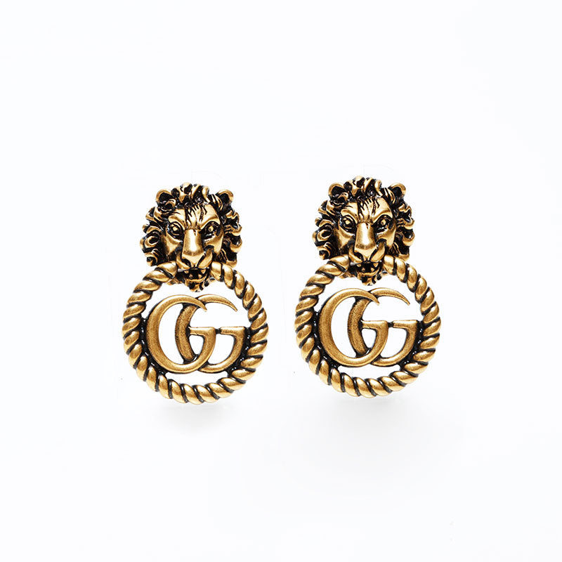 GUCCI ライオンヘッド　イヤリング グッチからジェムストーン輝くライオンヘッドの新作ファイン