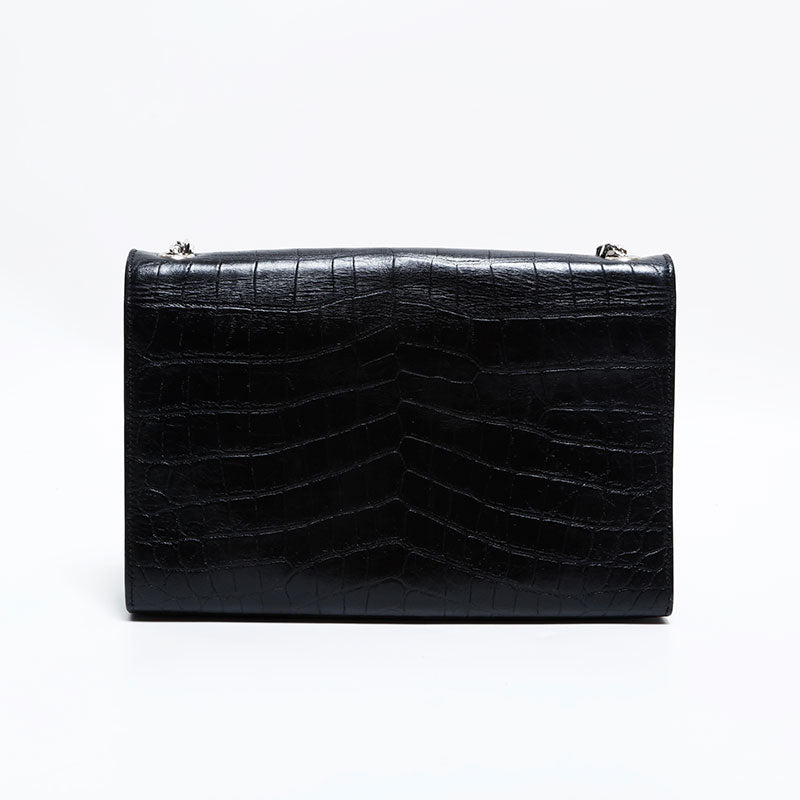 サンローラン YSL ショルダー バッグ シルバー サンローラン SAINT LAURENT ショルダーバッグ レザー シルバー