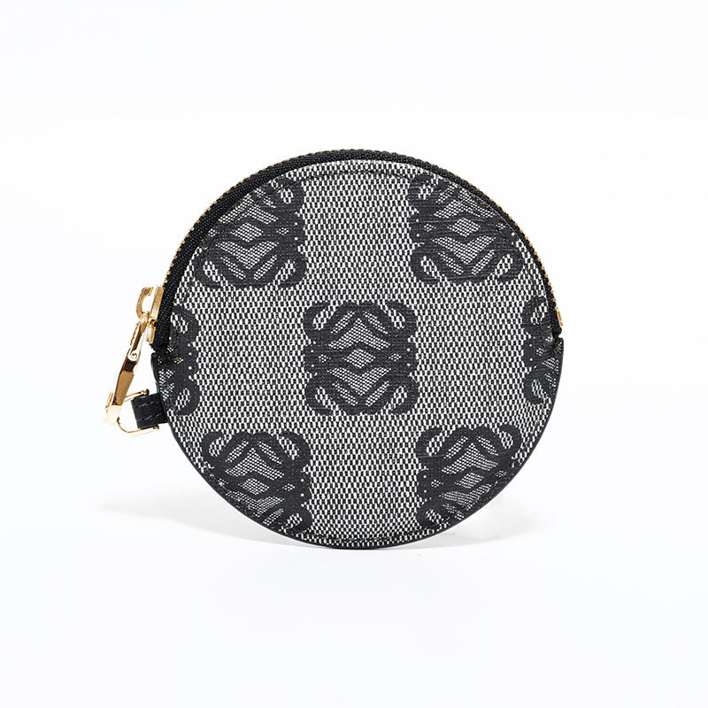 LOEWE Anagram Canvas Coin case black WS22625 – NUIR VINTAGE
