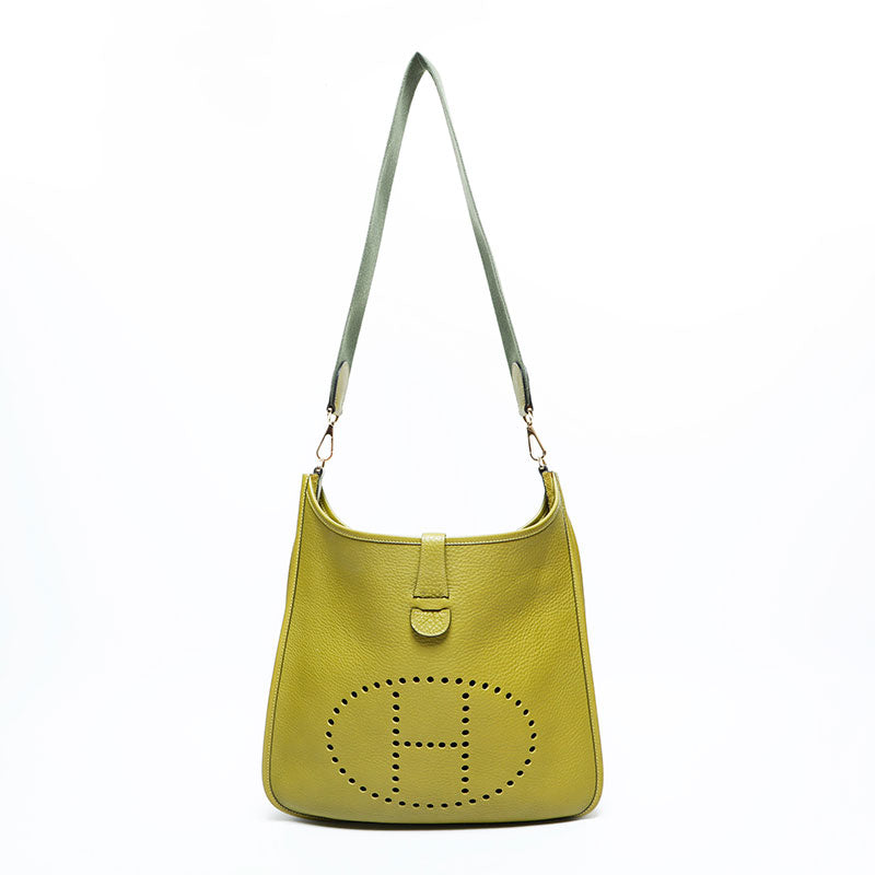 HERMES ◻︎J stamped 2006 Evelyn GM Taurillon Clemence